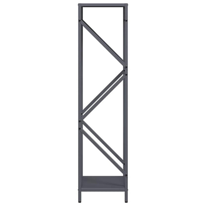 Brandhoutrek 34x25x100 cm koudgewalst staal antracietkleurig