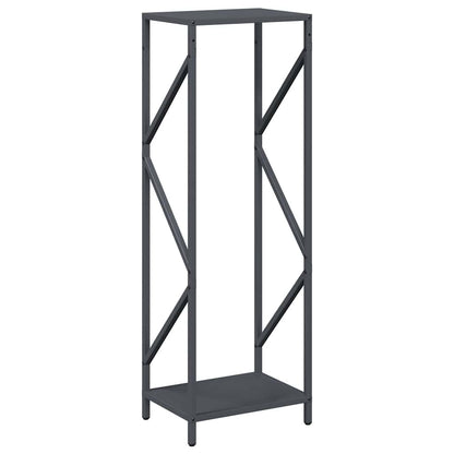 Brandhoutrek 34x25x100 cm koudgewalst staal antracietkleurig