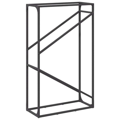 Brandhoutrek 60x25x100 cm koudgewalst staal zwart