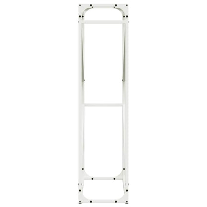 Brandhoutrek 60x25x100 cm koudgewalst staal wit
