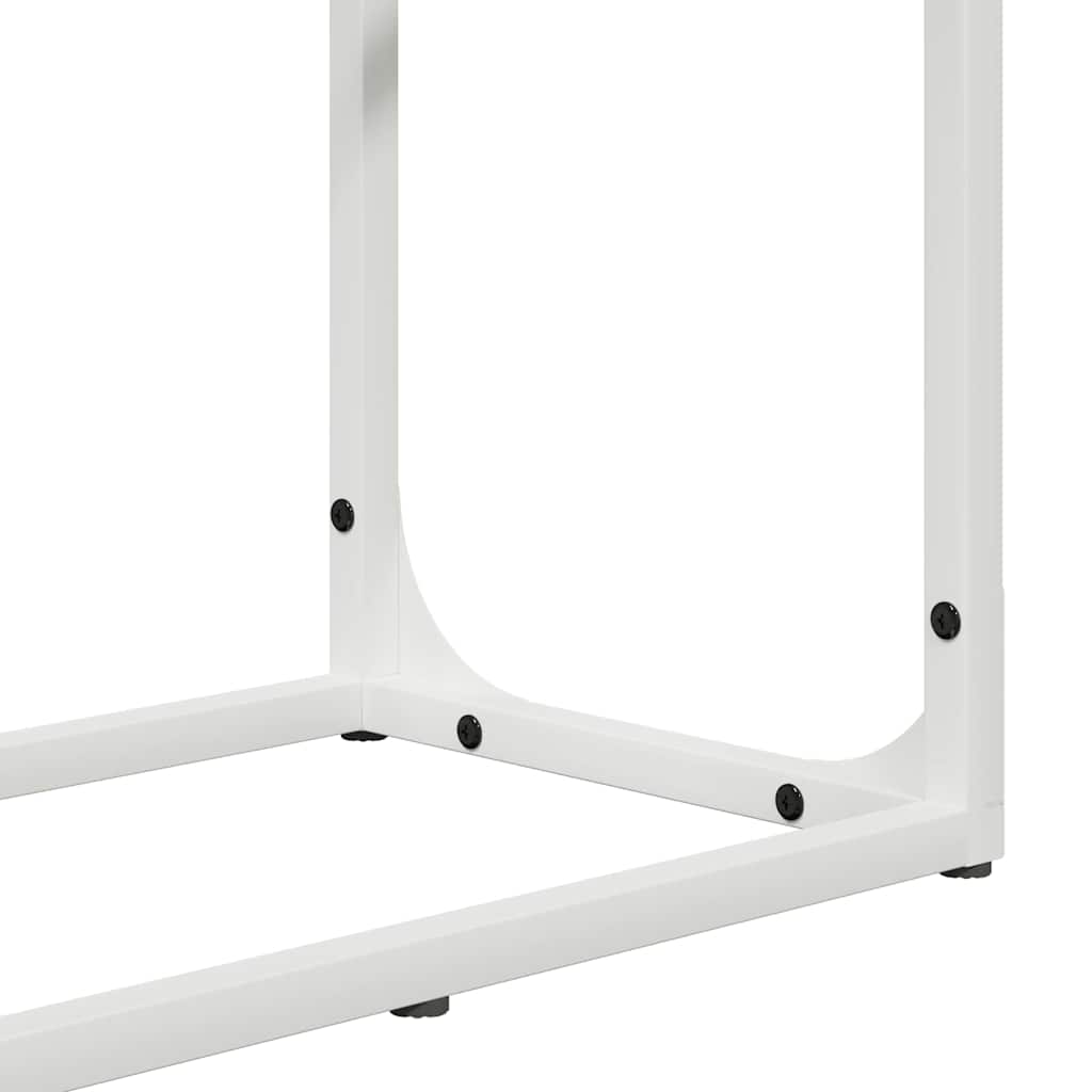 Brandhoutrek 60x25x100 cm koudgewalst staal wit