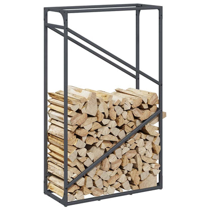 Brandhoutrek 60x25x100 cm koudgewalst staal antracietkleurig