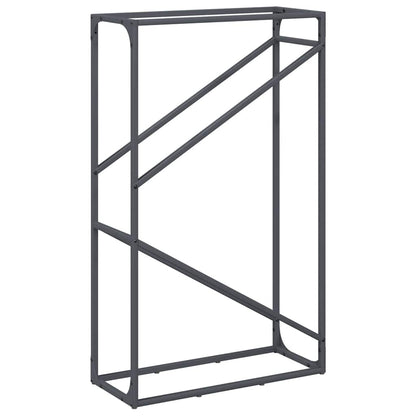 Brandhoutrek 60x25x100 cm koudgewalst staal antracietkleurig