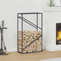 Brandhoutrek 60x25x100 cm koudgewalst staal antracietkleurig