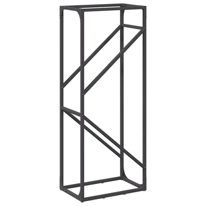 Brandhoutrek 40x25x100 cm koudgewalst staal zwart