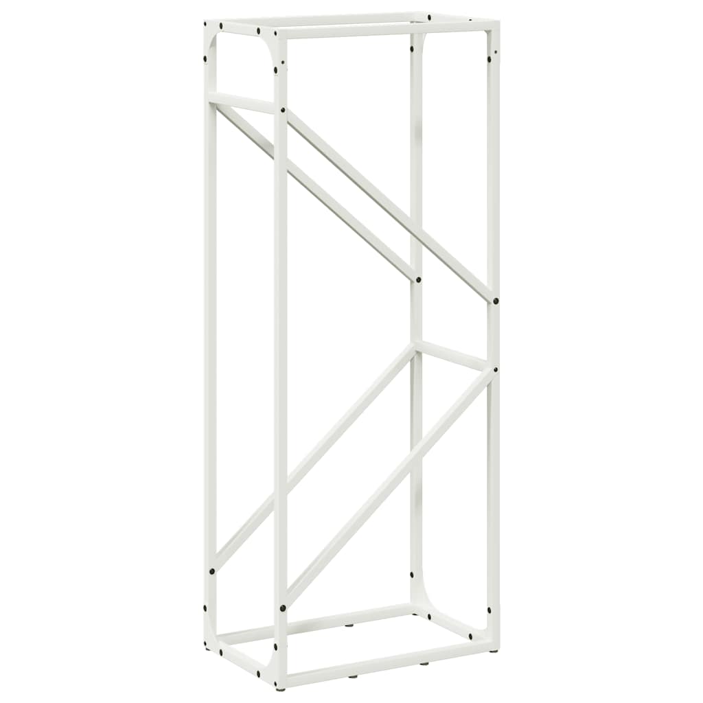 Brandhoutrek 40x25x100 cm koudgewalst staal wit