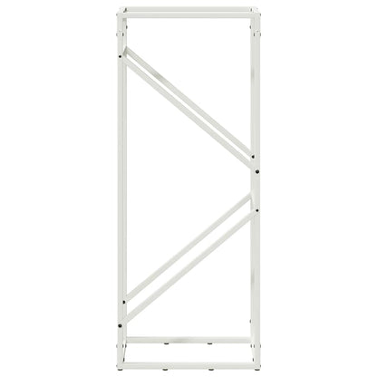 Brandhoutrek 40x25x100 cm koudgewalst staal wit