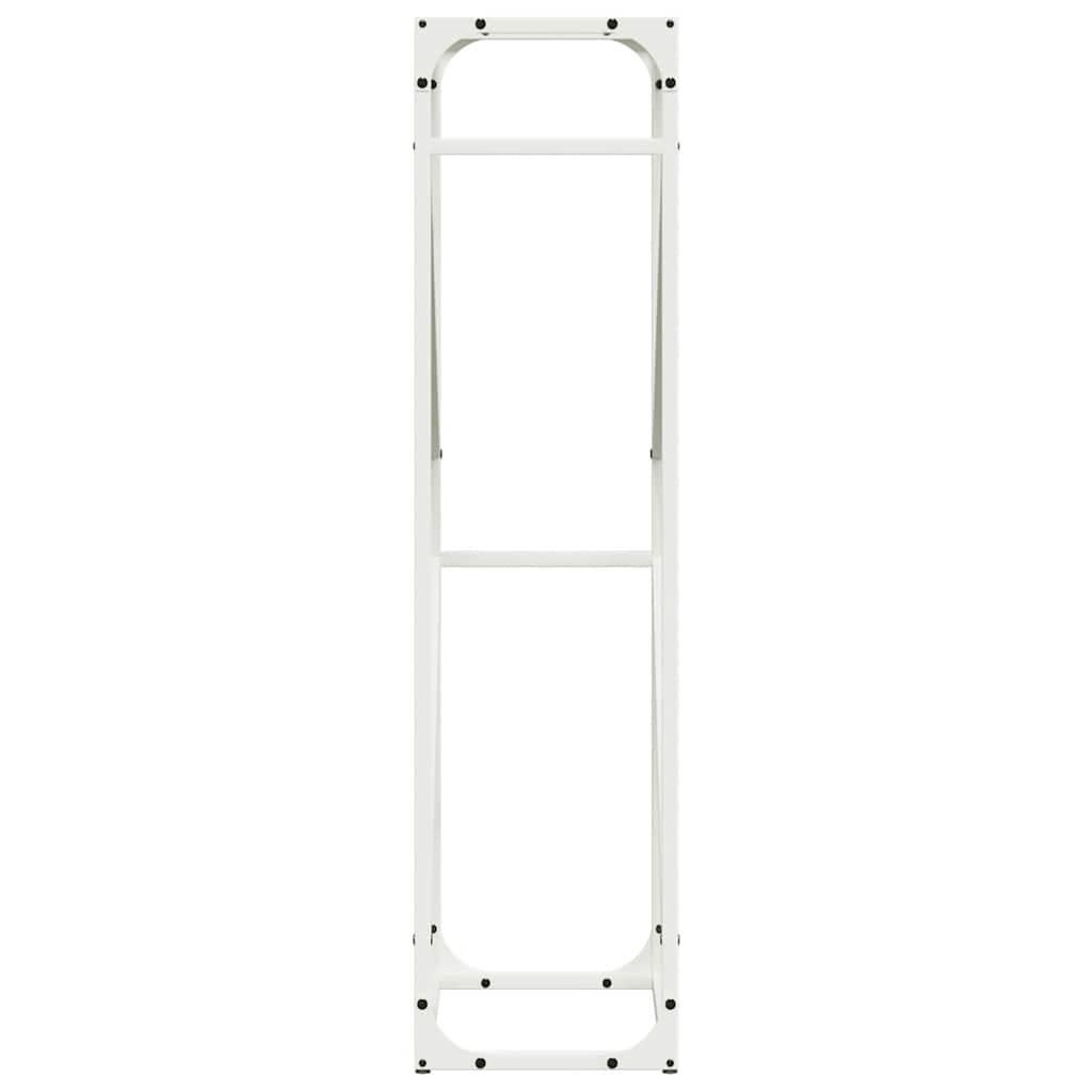 Brandhoutrek 40x25x100 cm koudgewalst staal wit