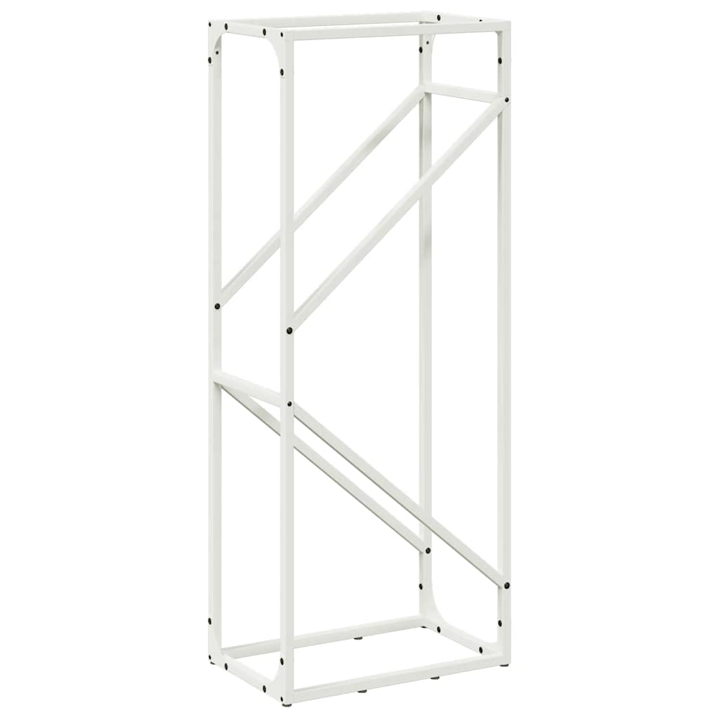 Brandhoutrek 40x25x100 cm koudgewalst staal wit