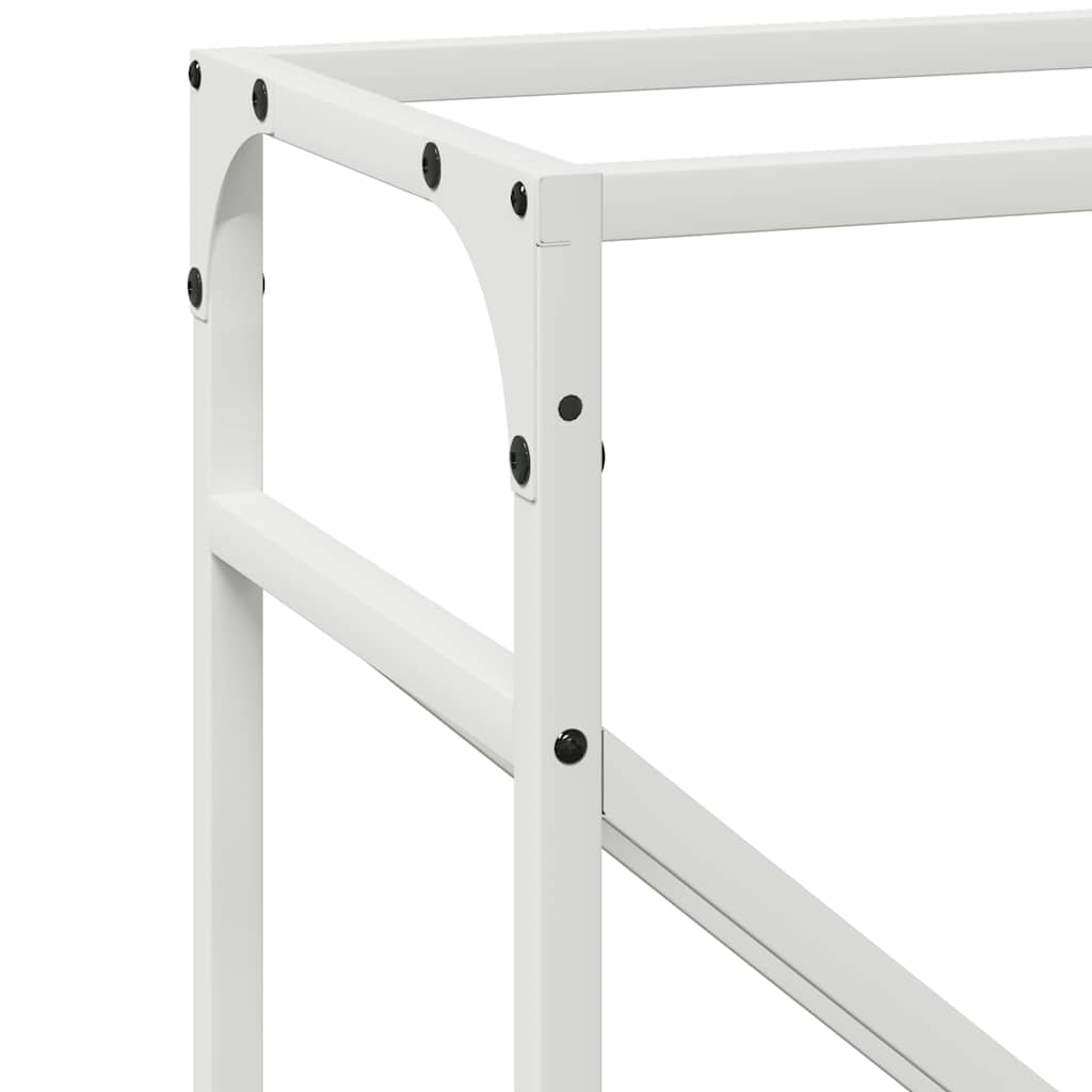 Brandhoutrek 40x25x100 cm koudgewalst staal wit