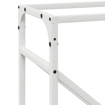 Brandhoutrek 40x25x100 cm koudgewalst staal wit