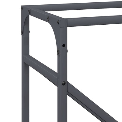 Brandhoutrek 40x25x100 cm koudgewalst staal antraciet
