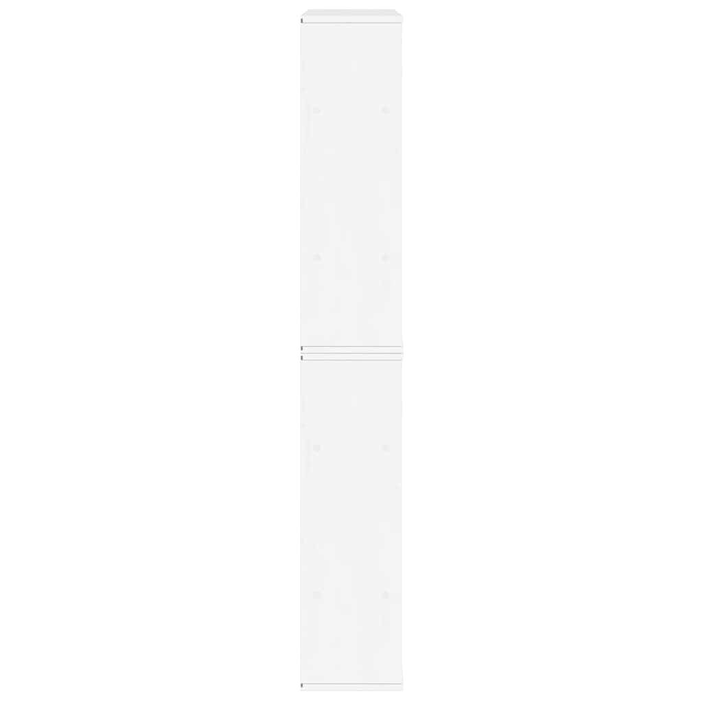 Bijzetkasten 4 st &quot;ODDA&quot; 40x24x79 cm massief grenenhout wit