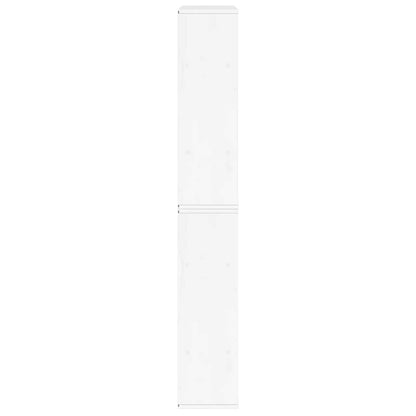 Bijzetkasten 5 st 40x24x79 cm massief grenenhout wit